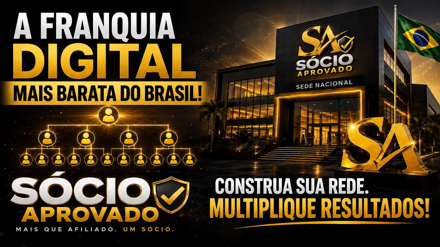 Sócio Aprovado — a franquia digital mais prata do Brasil